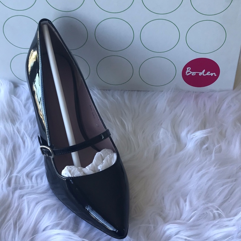 NWOT Boden Patent Leather Shoes - Picture 5 of 7
